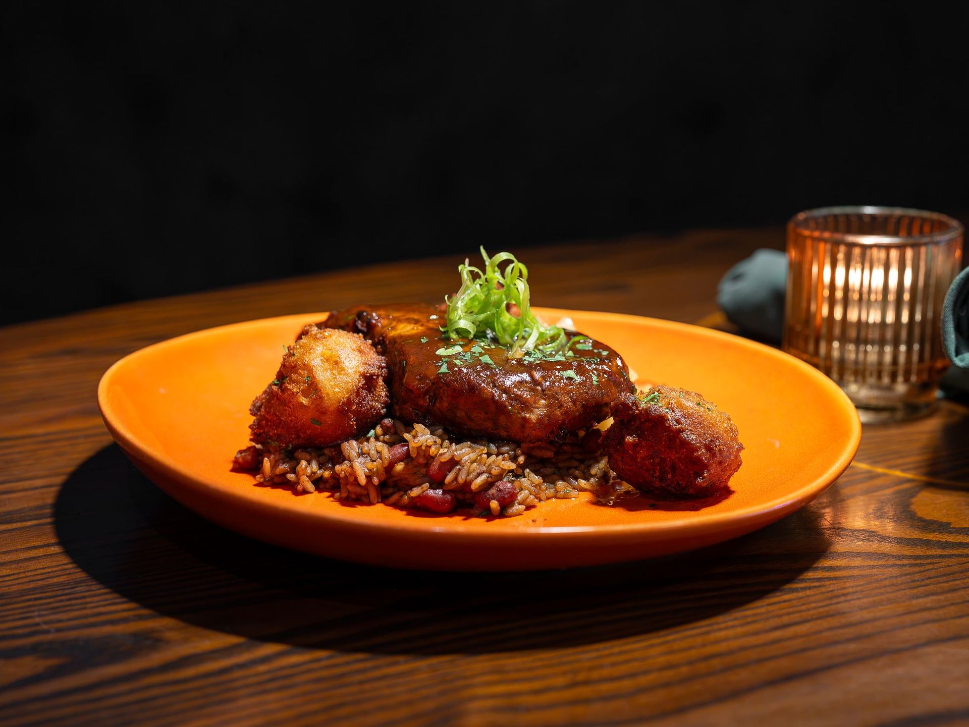 Honey Caribbean pork chop